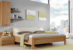 Discount Toledo Bett mit Polsterkopfteil Klassisches Bettgestell