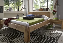 Best Toronto Bett Baumkante Massivholzbett