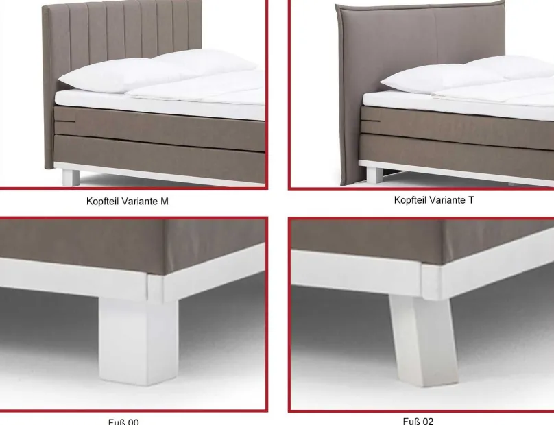 Outlet Trendi Boxspringbett 100x200 Boxspringbett