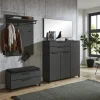 New Unica Garderobe grau Garderobenset