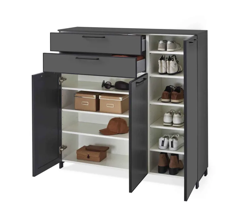 New Unica Garderobe grau Garderobenset