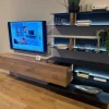 Vara Wohnwand eiche massiv modern Wohnwände