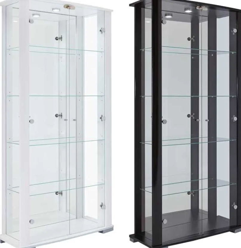 Verschließbare Vitrine Vitrinen|Glasvitrinen