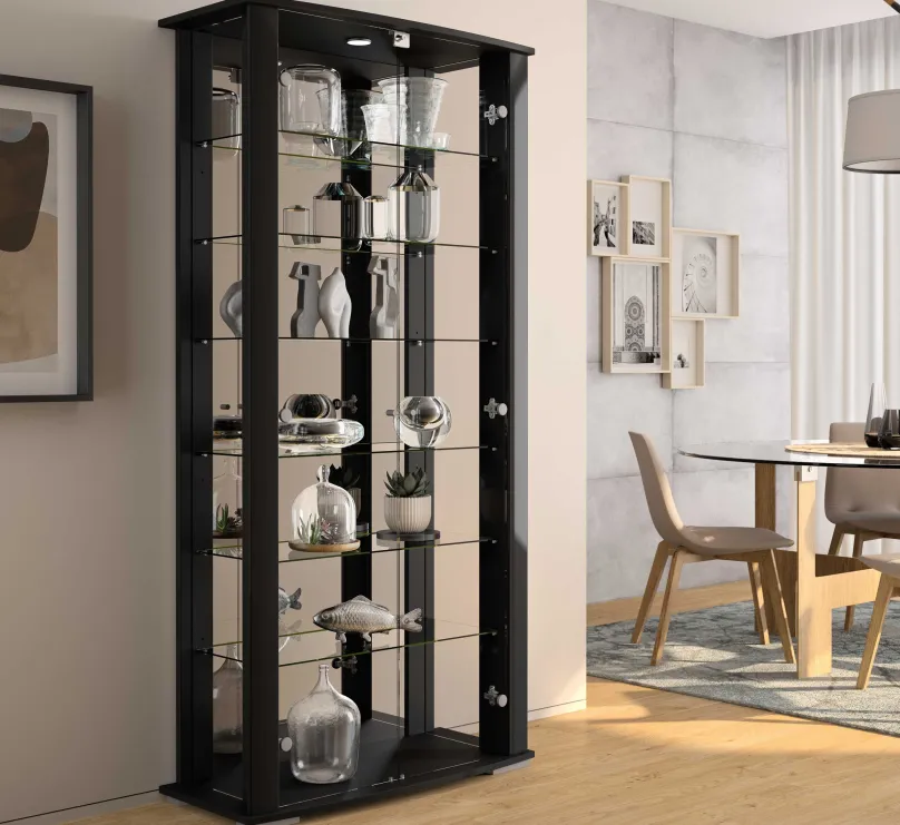 Verschließbare Vitrine Vitrinen|Glasvitrinen