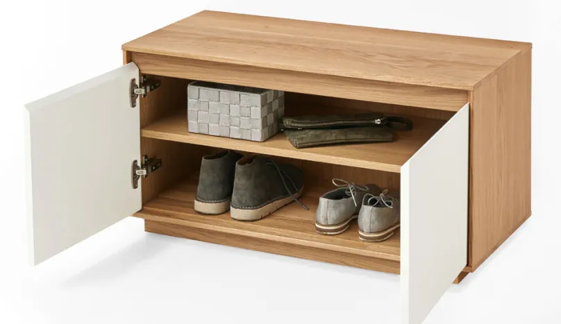 Hot V100 Garderobenbank mit Stauraum Flurkommode|Schuhschrank