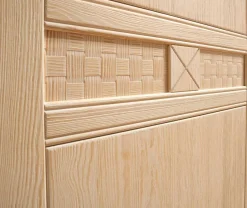 Hot Vienna Wohnzimmerschrank mit Vitrine Pinie massiv in 4 Farben Vitrinen|Vitrinenschränke