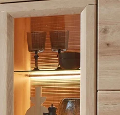 Outlet Vilm Wohnwand mit viel Stauraum Wohnwände