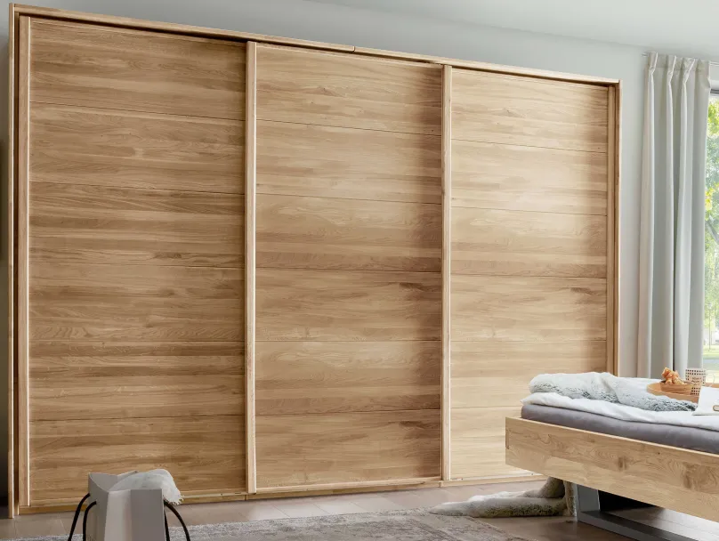 Discount Woodside Kleiderschrank Massivholz Schwebetür Schwebebetürenschränke
