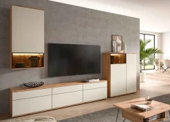 Outlet Zudar Wohnzimmerwand modern Wohnwände
